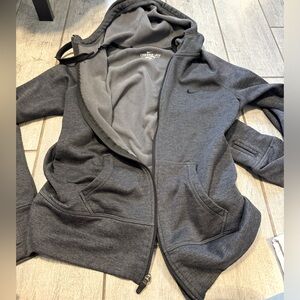 Nike Gray Sweatshirt Jacket